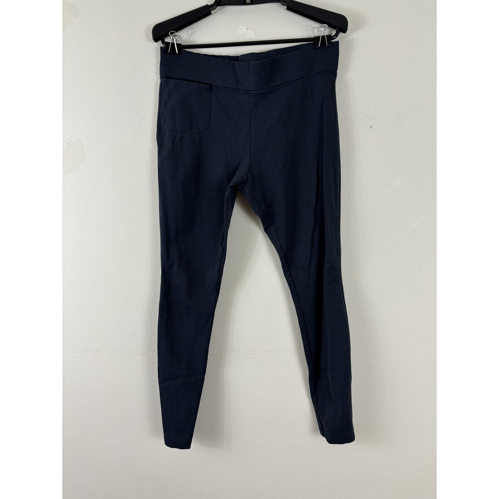 American Giant Leggings Womens 4 Black Cropped High Rise Pocket Athletic Yoga